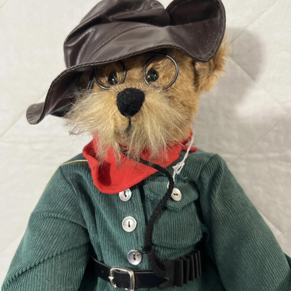 Hermann Coburg Teddy Theodore Roosevelt Mohair Bear‎ No. 367